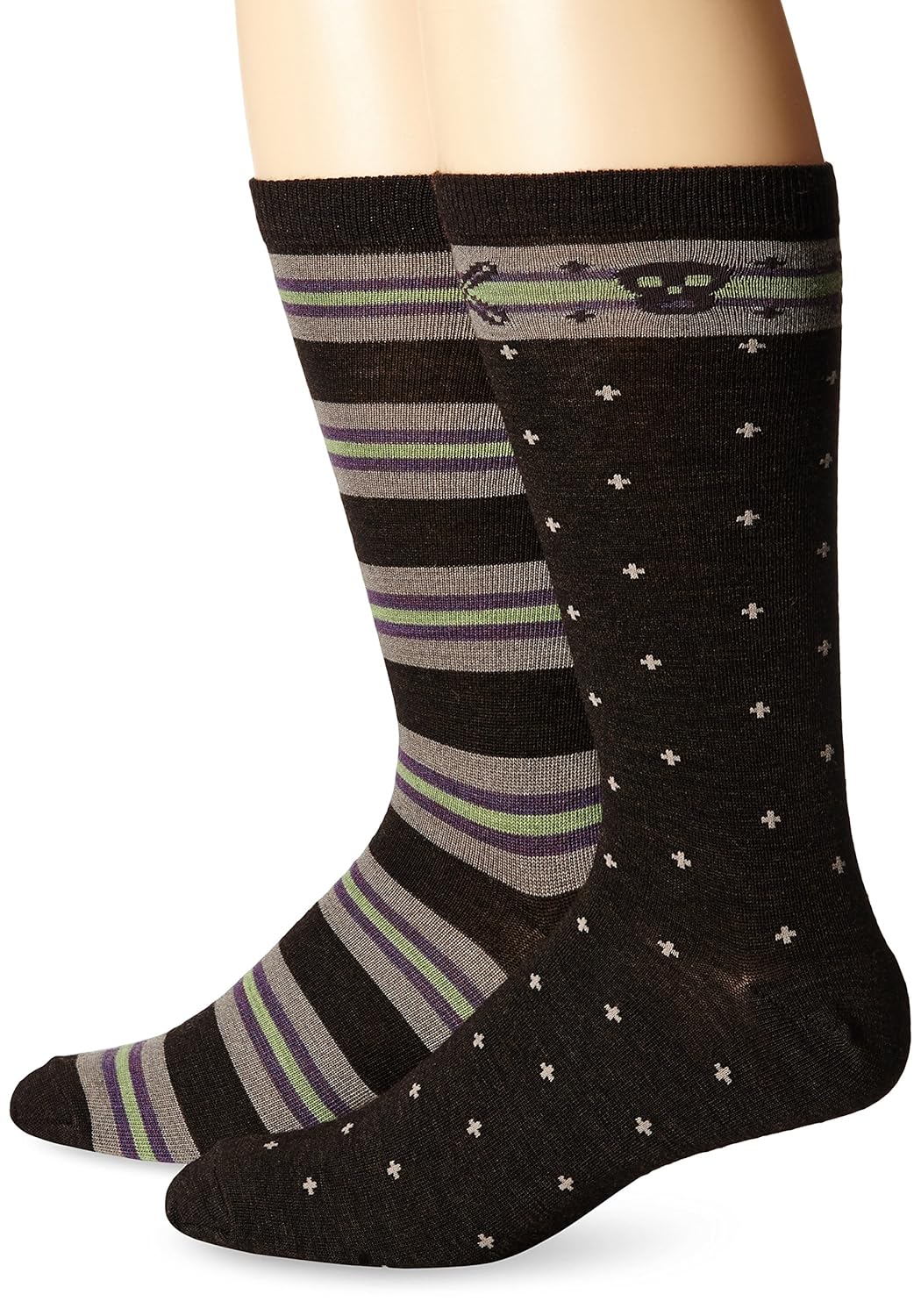 bell 袜男式2件装 merino-wool 船袜